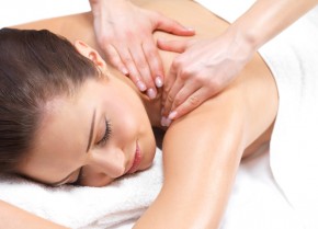 masaje en la espalda